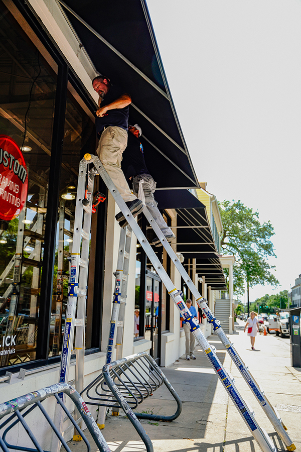 commercial awnings storm protection sc