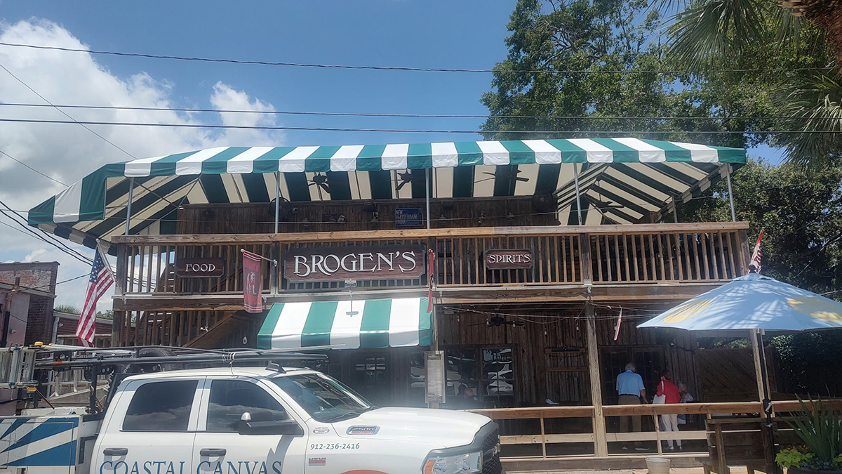 fabric awnings st simons island ga