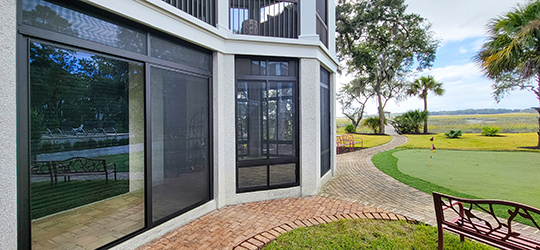 glass screen enclosure systems