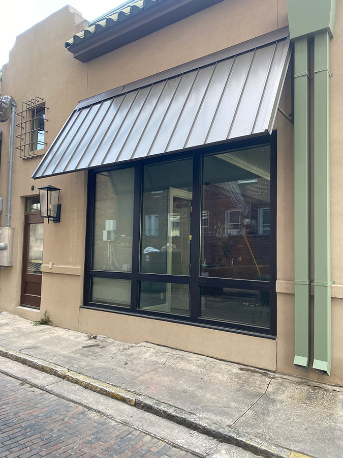 commercial metal awnings savannah