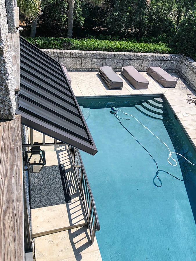 residential-metal awning hilton head island sc