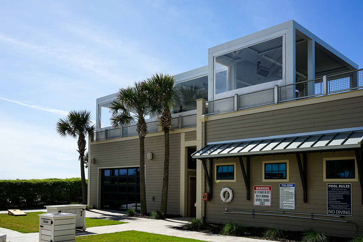commercial motorized screen charleston