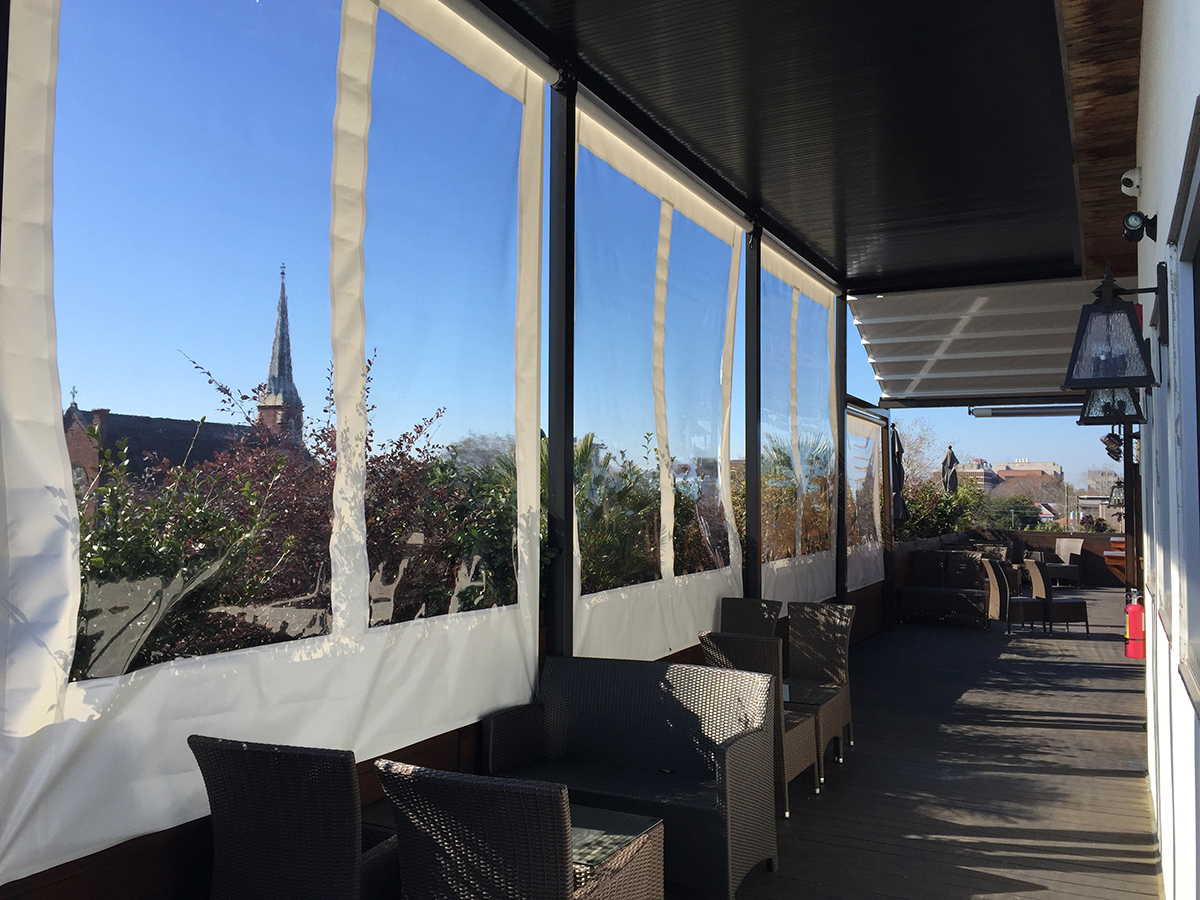 commercial motorized screens bluffton