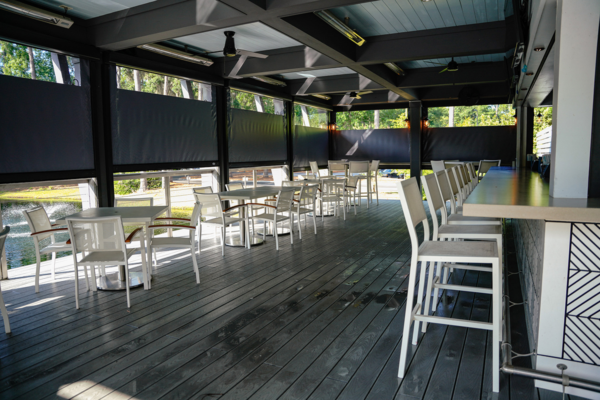 commercial motorized screens hhi sc