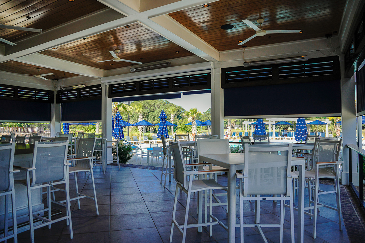 commercial motorized screens saint simons island