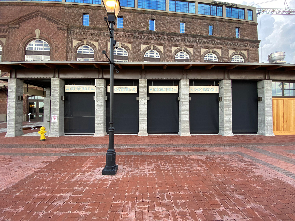 commercial motorized screens