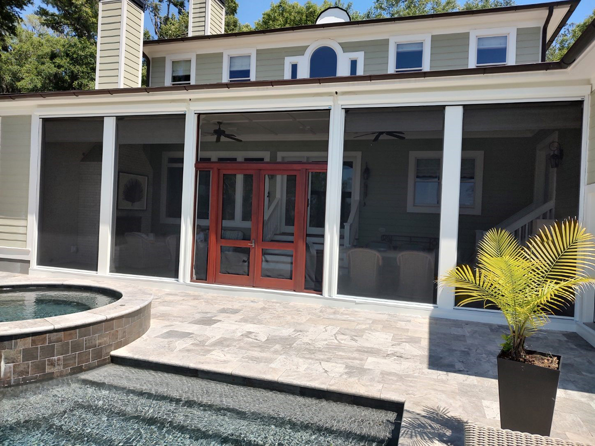 residential motorized screens saint simons island