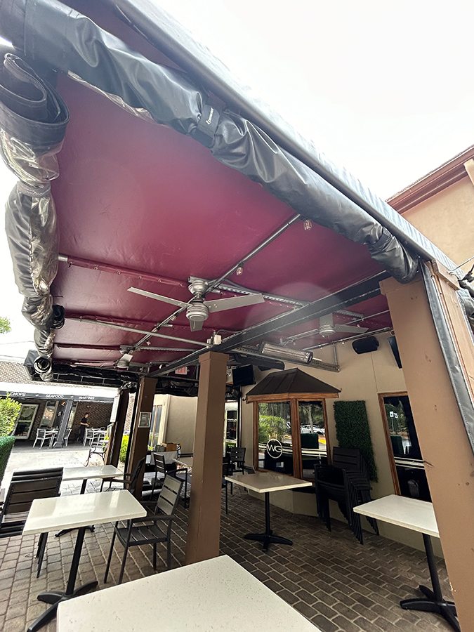 outdoor patio space savannah georgia