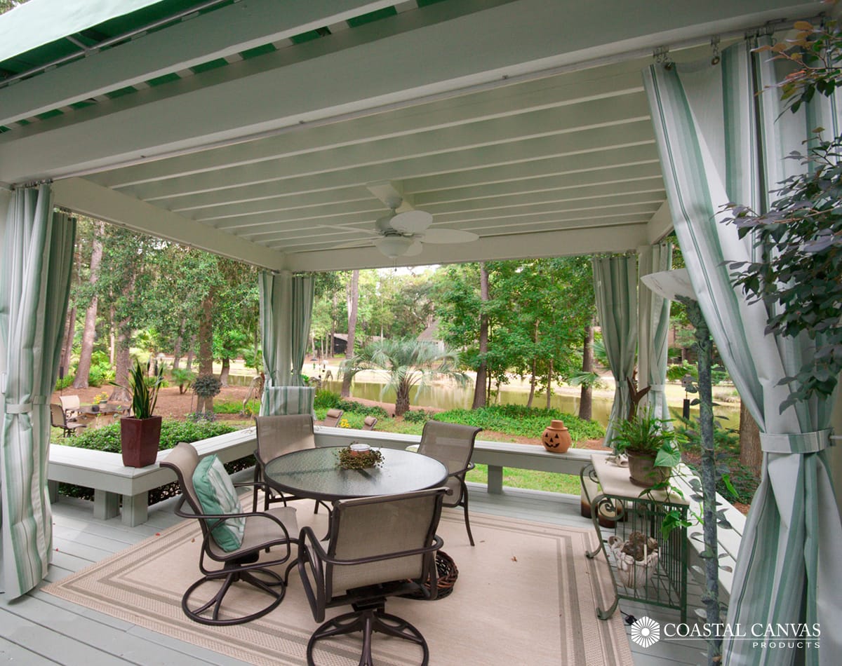 porch curtains hilton head