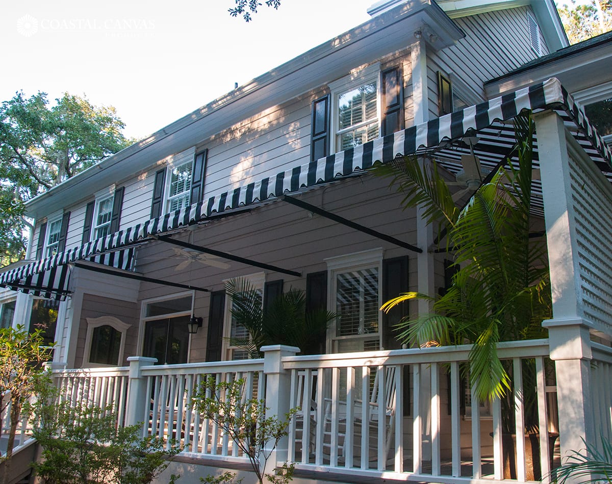 residential retractable awnings pooler