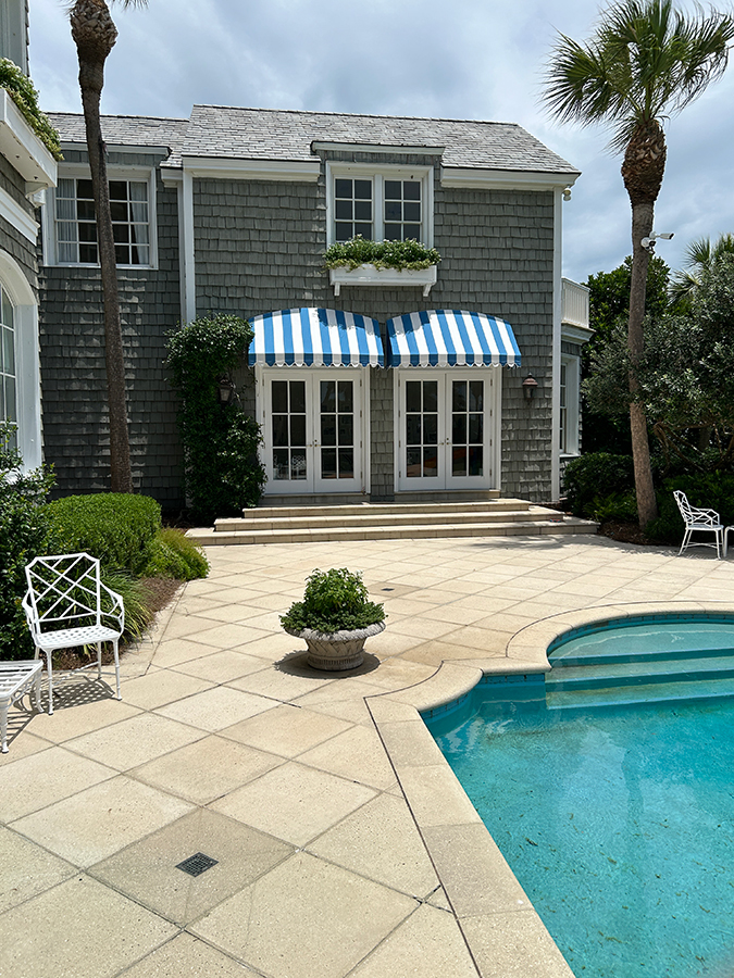 residential metal awning charleston