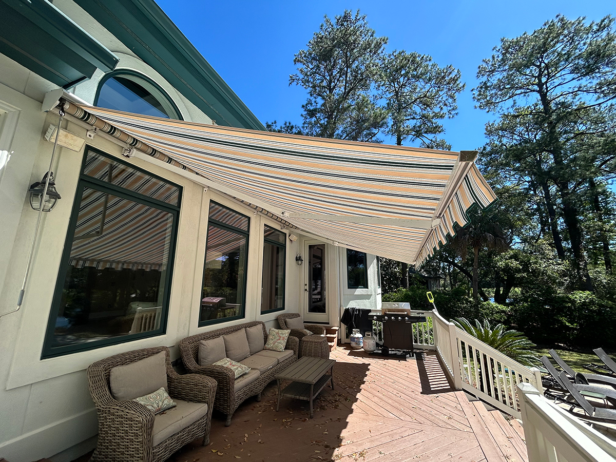 charleston residential retractable awning