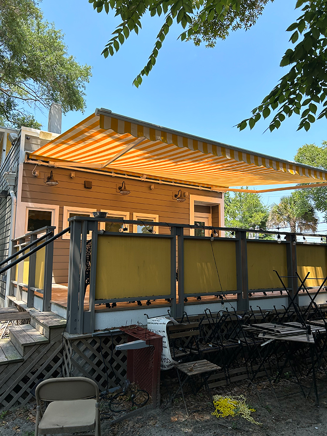 commercial retractable awning savannah sc