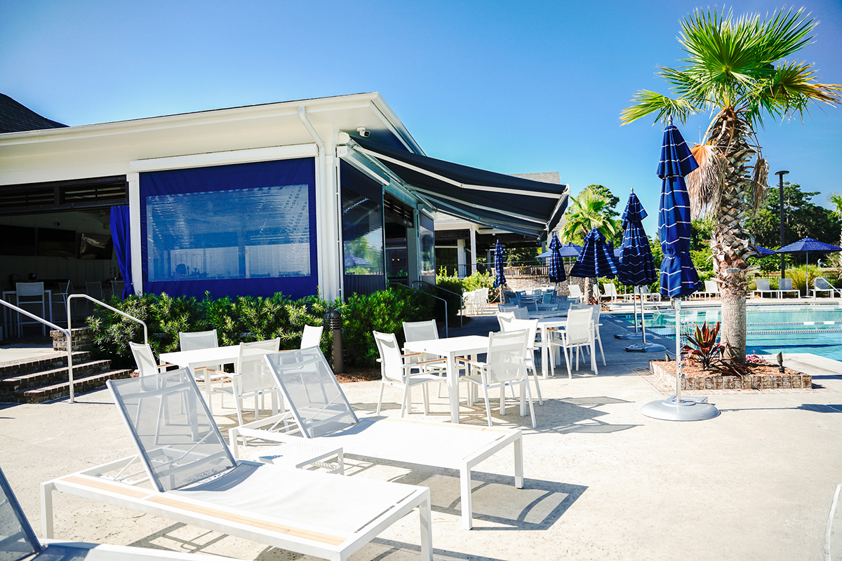 commercial retractable awnings savannah sc