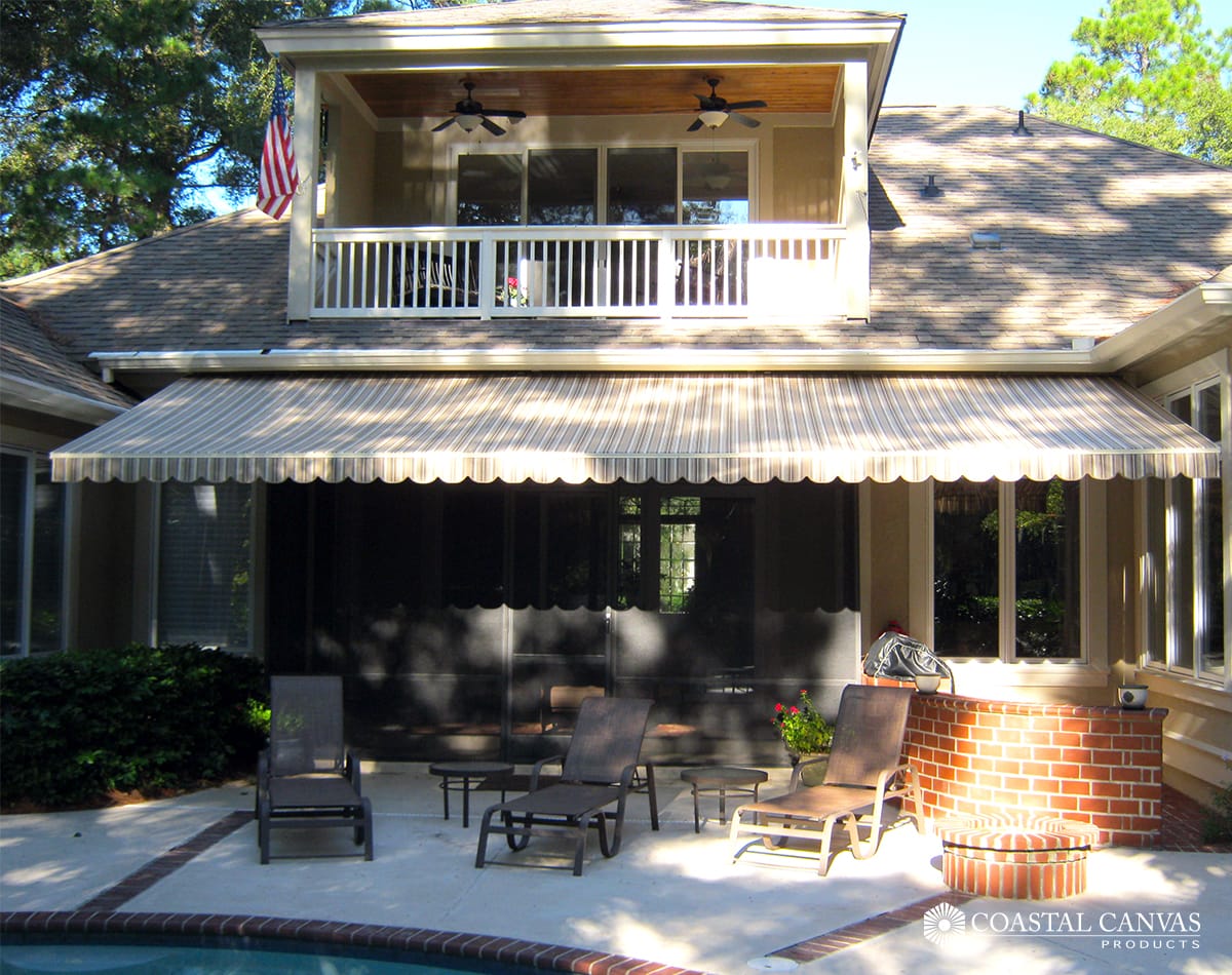 retractable awnings st simons island