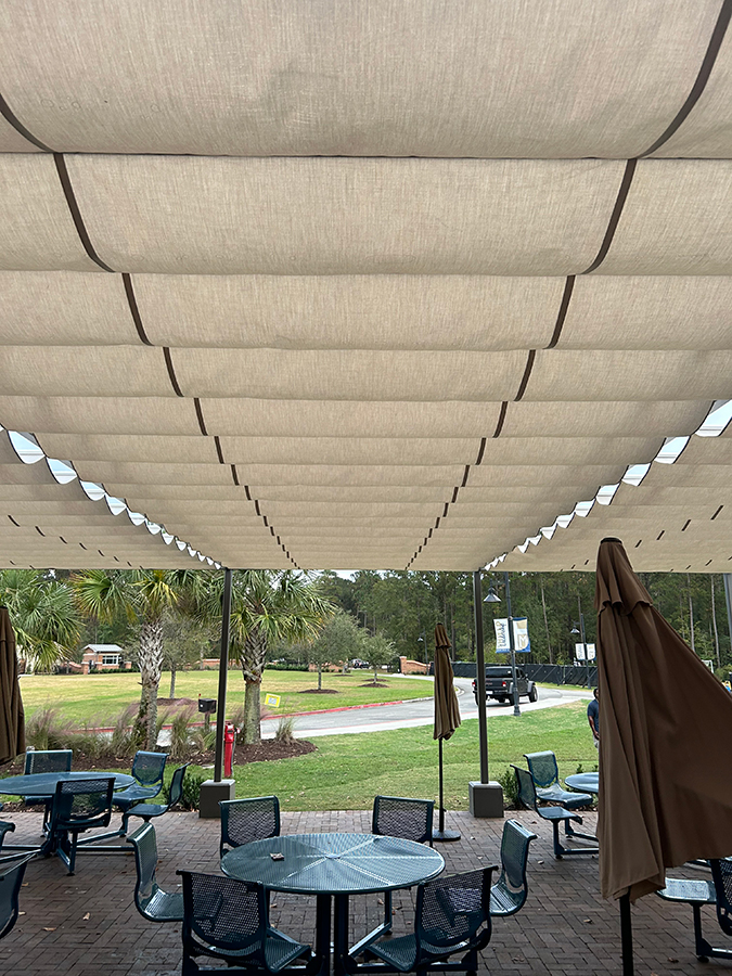 retractable roof pooler