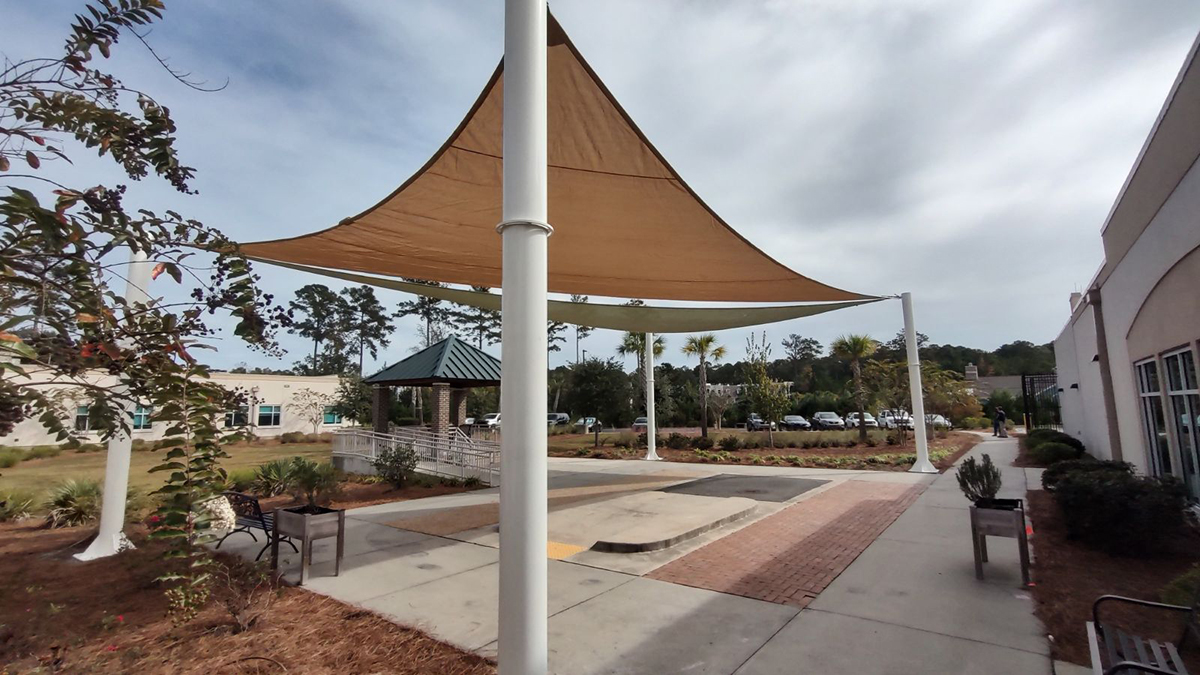 commercial shade sail hilton head island sc