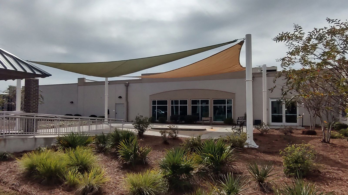 commercial shade sail sc