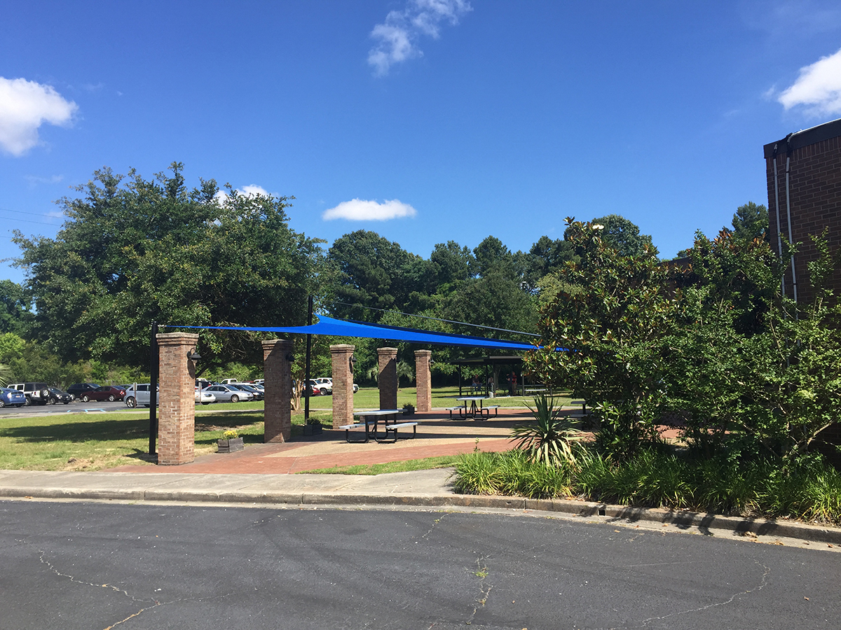 commercial shade sail st simons island