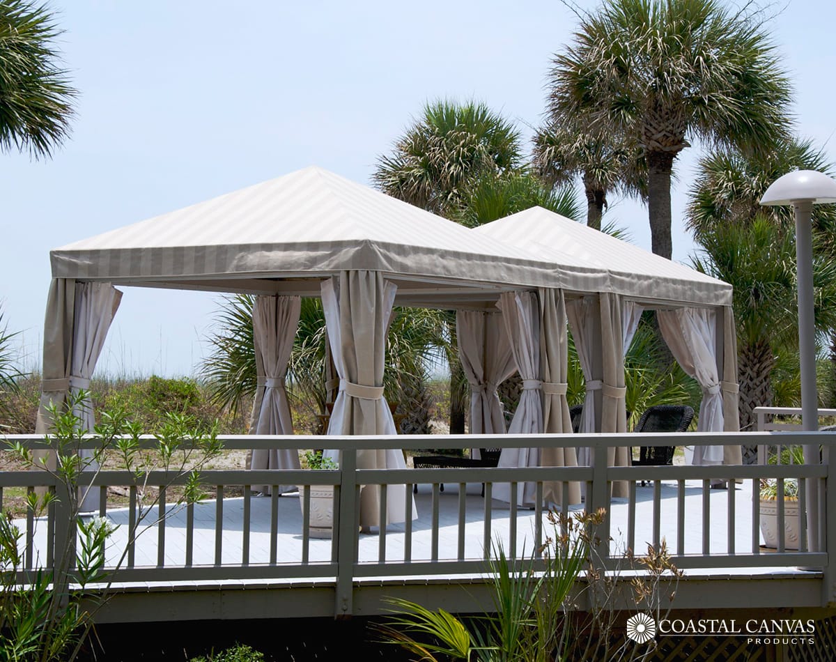 umbrellas cabanas pooler