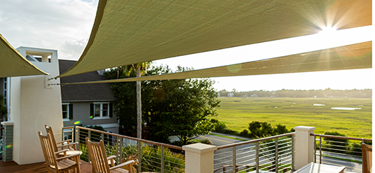 unique shade sails